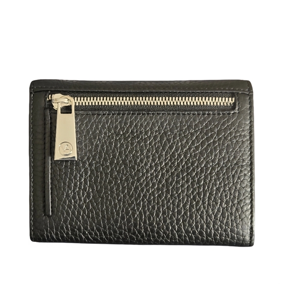 Valentina Black Leather Wallet - Picture 2 of 12